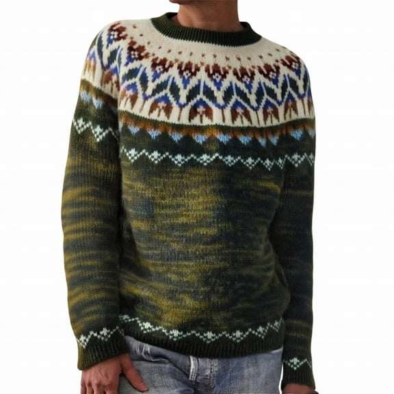 Bovemsi Womens Sweaters Autumn Winter Casual Pullover Tops Long Sleeve Crewneck Sweater Fall Sweaters