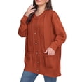 thumbnail image 1 of Bovemsi Womens Sweaters Cardigan For Elder Middle Moms Cozy Sweater Suitable Fall Winter Spring Warm Soft Casual Outerwear Daily Wear Cute Sweaters, 1 of 3