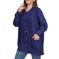 thumbnail image 1 of Bovemsi Womens Sweaters Cardigan For Elder Middle Moms Cozy Sweater Suitable Fall Winter Spring Warm Soft Casual Outerwear Daily Wear Fall Sweaters, 1 of 4
