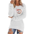 thumbnail image 1 of Bovemsi Womens Sweaters Casual Solid Long Sleeve Jumper Blouse Cute Sweaters, 1 of 5