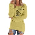thumbnail image 1 of Bovemsi Womens Sweaters Casual Solid Long Sleeve Jumper Blouse Cute Sweaters, 1 of 5