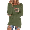 thumbnail image 1 of Bovemsi Womens Sweaters Casual Solid Long Sleeve Jumper Blouse Fall Sweaters, 1 of 5