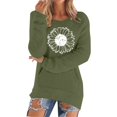 thumbnail image 1 of Bovemsi Womens Sweaters Casual Solid Long Sleeve Jumper Blouse Fall Sweaters, 1 of 5
