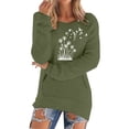 thumbnail image 1 of Bovemsi Womens Sweaters Casual Solid Long Sleeve Jumper Blouse Fall Sweaters, 1 of 5