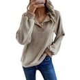 thumbnail image 1 of Bovemsi Womens Sweaters Cozy Loose Long Sleeved Top For Women In Winter Blocked Ribbed Pullover Knit Sweater Business Casual Sweaters, 1 of 4