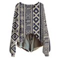 thumbnail image 1 of Bovemsi Womens Sweaters Fall For Women 2025 Plus Size Graphic Print Long Sleeve Shirts Casual Cute Knit Tops Pullover Cute Sweaters, 1 of 4