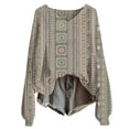 thumbnail image 1 of Bovemsi Womens Sweaters Fall For Women 2025 Plus Size Graphic Print Long Sleeve Shirts Casual Cute Knit Tops Pullover Cute Sweaters, 1 of 3