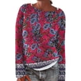 thumbnail image 1 of Bovemsi Womens Sweaters Women's Design Loose Casual Knit Drop Shoulder Long Sleeve Pullover Sweater Cute Sweaters, 1 of 5