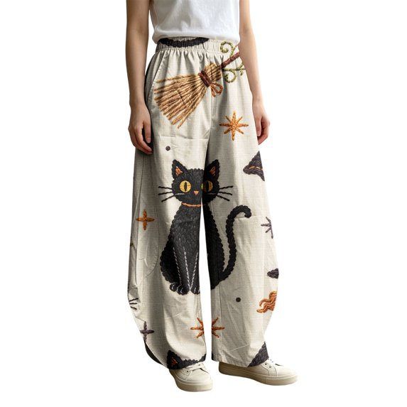 Bovemsi Womens Sweatpants Wide Leg Barrel Baggy Trousers, Elastic High Waist Casual Pants With Pockets Fashion Outfits Clothes M Multicolor