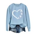thumbnail image 1 of Bovemsi Womens Sweatshirts Ribbon Shirts For Women Breast Cancer Awareness Graphic Print Inspirational Tops Fall Fashion Outfits 2025 Clothes, 1 of 4