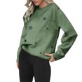 thumbnail image 1 of Bovemsi Womens Sweatshirts Solid Color Sweatshirt Tops Long Sleeves Casual Pullover Lightweight Loose Fall Fashion Outfits 2025 Clothes, 1 of 9