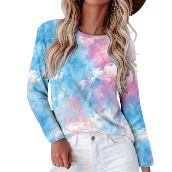 Bovemsi Womens Sweatshirts Women's Fashion Spring Summer Casual Long Sleeve Loose T Shirt Top Fall Fashion Outfits 2025 Clothes