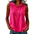 thumbnail image 1 of Bovemsi Workout Tank Tops Woman Sleeveless Hooded Comfort Tops for Women Trendy L, 1 of 5