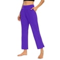 thumbnail image 1 of Bovemsi Yoga Pants For Women High Waisted Crop Work Summer Casual Slacks Dress Pant High Waisted Leggings, 1 of 7