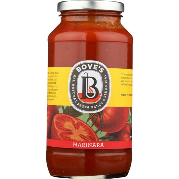Boves of Vermont Marinara Pasta Sauce 24 oz (Pack of 6)