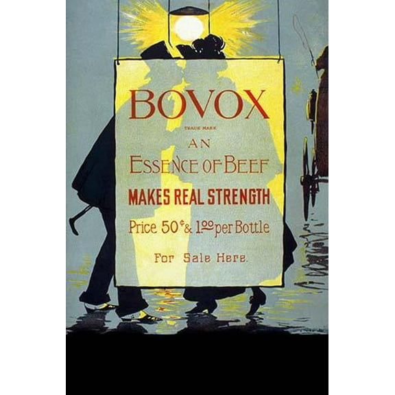 Bovox trademark - an essence of beef Makes real strength- Fine Art Canvas Print (20" x 30")