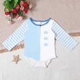 thumbnail image 1 of Bovxnpu Baby Boys' Bodysuits Long Sleeve Cloud Graphic Infant Bodysuit Spring Season Bodysuit Summer Outfits, 1 of 8