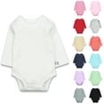 thumbnail image 1 of Bovxnpu Baby Girl Bodysuit, Infant Baby Cotton Bodysuits, Newborn Bodysuit Long-Sleeve Super Soft Cotton Romper Infant Outfit, 1 of 8