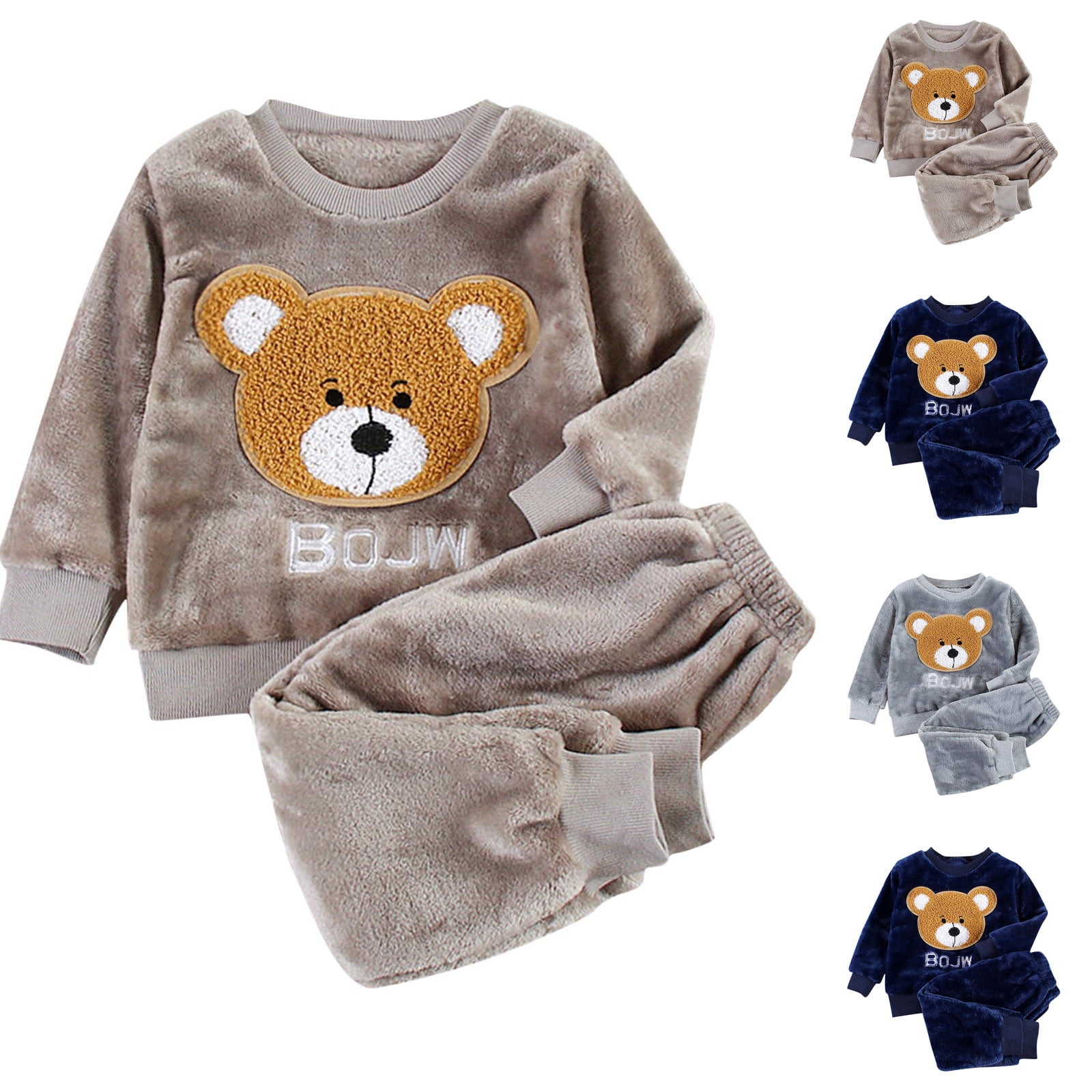 Bovxnpu Boys Girls 2 Piece Pajamas Set Toddler Boys Girls Winter Bovxnpu Boys Girls 2 Piece Pajamas Set Toddler Boys Girls Winter