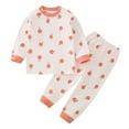thumbnail image 1 of Bovxnpu Boys Girls Outfits Set 2 Piece Loungewear Set, Girls Long Sleeve Shirt and Pants Set for Toddlers Girls Fall Clothes Home Clothes 2 Years, 1 of 3