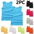 thumbnail image 1 of Bovxnpu Boys Girls Tank Tops Undershirt Sleeveless T Shirts Children's Solid Color Sleeveless Round Neck Suitable For Both Boys And Girls Summer Top, 1 of 4