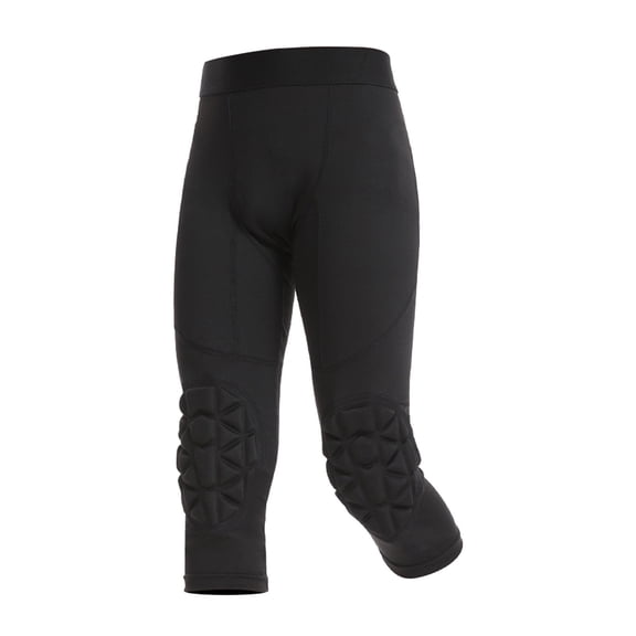Bovxnpu Boys Pants Knee Pad 3/4 Length Soccer Pants 14 Years