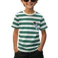 thumbnail image 1 of Bovxnpu Boys Short Sleeve T Shirts Kids Summer Tops Graphic Print Crew Neck Comfortable Unisex Kids Tees, 1 of 4