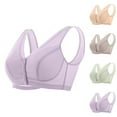 thumbnail image 1 of Bovxnpu Bras for Women, Womens Push Up Everyday Bras Seamless Wireless Supportive Breathable Bra Plus Size, Older Women Bras Breathable Front Closure Bra Daily Comfortable Wireless Bras For Women, 1 of 9
