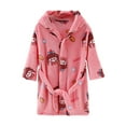 thumbnail image 1 of Bovxnpu Dresses Flannel Dress Fleece Soft Warm Long Sleeve BathDress Outfits (Girl's or Boy's), 1 of 3