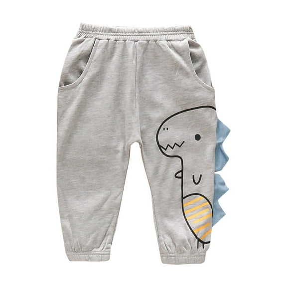Bovxnpu Fall Winter Boys Girls Pants, Boys Sweatpants Jogger Pants Active Pants, Child's Printed Boys And Girls Long Pants Cute Full Length Pants