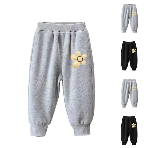 Bovxnpu Fall Winter Boys Girls Pants, Boys Sweatpants Jogger Pants Active Pants, Fashionable Girls' Pants Children's Thin Sweatpants Casual Boys' Versatile Sports Pants