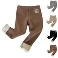 thumbnail image 1 of Bovxnpu Fall Winter Boys Girls Pants, Toddler Girls Leggings Cotton Pants, Children's Teddy Bear With Leggings Outer Pants Warm Pants, 1 of 4