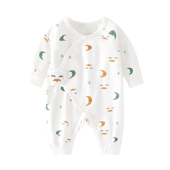 Bovxnpu Fall Winter Newborn Bodysuit, Infant Rompers, Spring Long Sleeved Polka Printed Bodysuit Bag And Bottom Coat