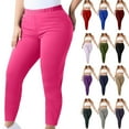 thumbnail image 1 of Bovxnpu Fall Womens Pants Plus Size, Womens Leggings Plus Size Yogo Pants Athletic Pants Elastic Waist Activewear Long Pants XXXXL, 1 of 8