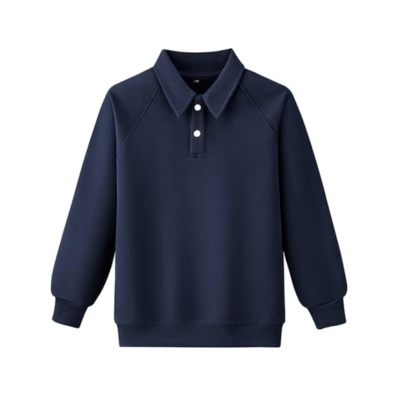 Bovxnpu Girls Long Sleeve T Shirts Kids Spring Fall Tops School Tee Children's Clothing Boys' And Girls' Solid Color Shirts Lapel Hoodies Shoulder Inserted Children's Spring Tops