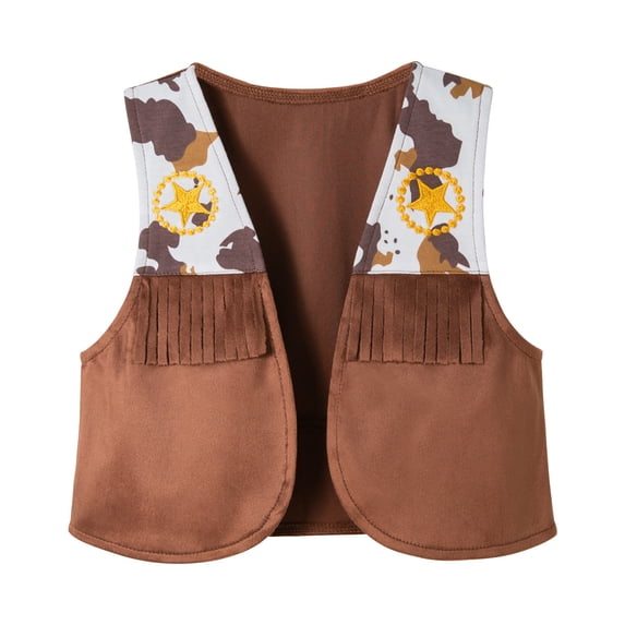 Bovxnpu Girls Outwear Jackets Kids Western Denim Fringe Vests Holiday Casual Jacket Outfits
