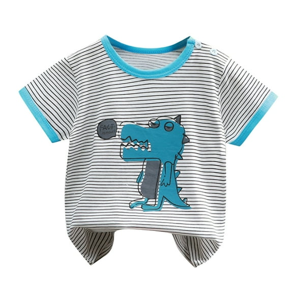 Bovxnpu Girls Short Sleeve T Shirts Undershirt Kids Summer Tops School Tee Summer Printed Round Neck Short Sleeved Top For Children Boys And Girls