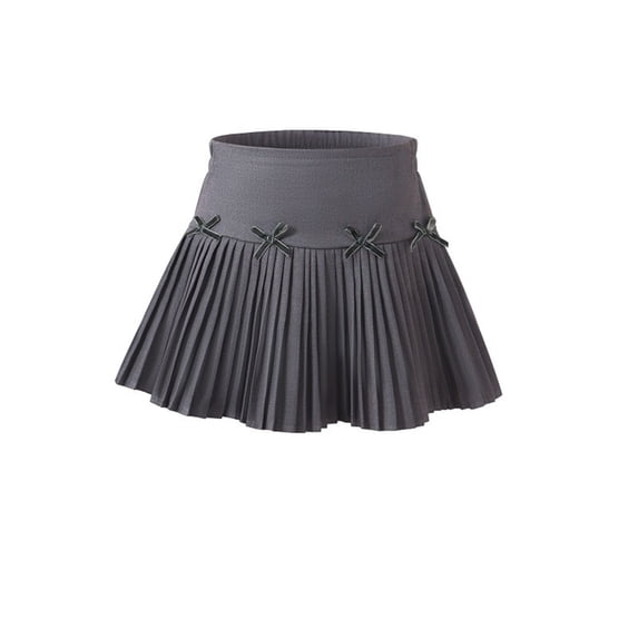 Bovxnpu Girls Skirt Girls School Uniform Pleated Skirt Kids Tennis Skirt School Outfit