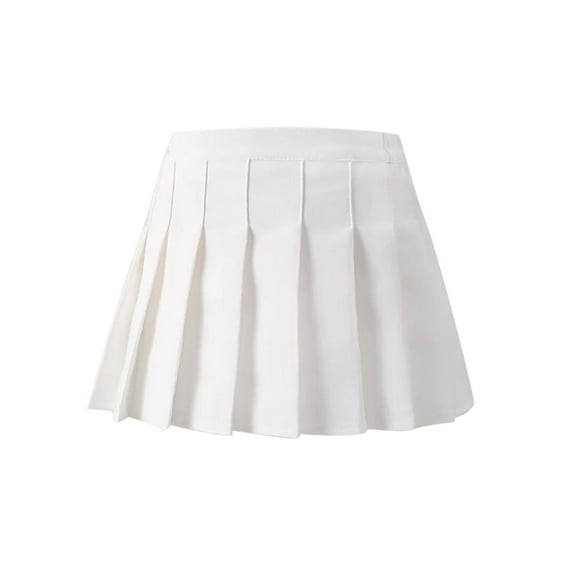Bovxnpu Girls Skirt Girls School Uniform Pleated Skirt Kids Tennis Skirt School Outfit