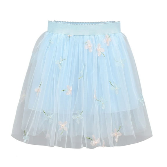 Bovxnpu Girls Skirt Toddler Girls Layered Tutus Skirt Sparkling Sequin Dance Skirts Girls Dance Outfit Summer Outfits
