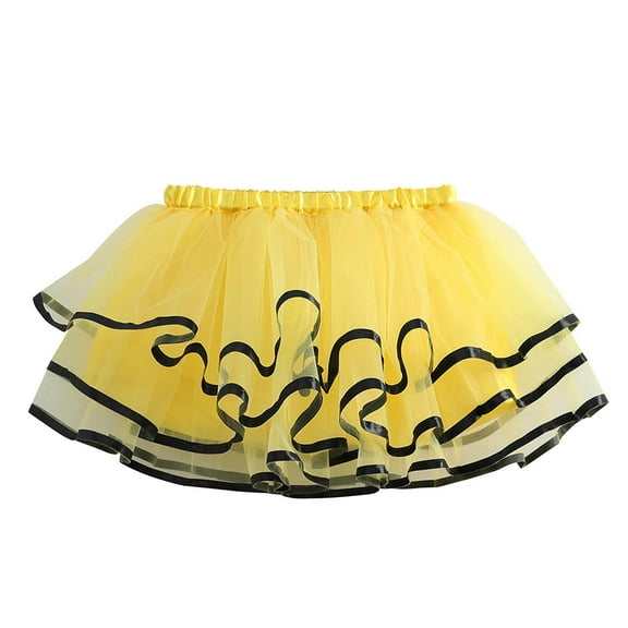 Bovxnpu Girls Skirt Toddler Girls Layered Tutus Skirt Sparkling Sequin Dance Skirts Girls Dance Outfit Summer Outfits
