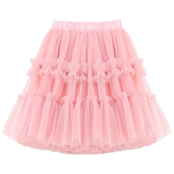 Bovxnpu Girls Skirt Toddler Girls Tutus Skirt Dance Skirts Girls Dance Outfit Summer Outfits