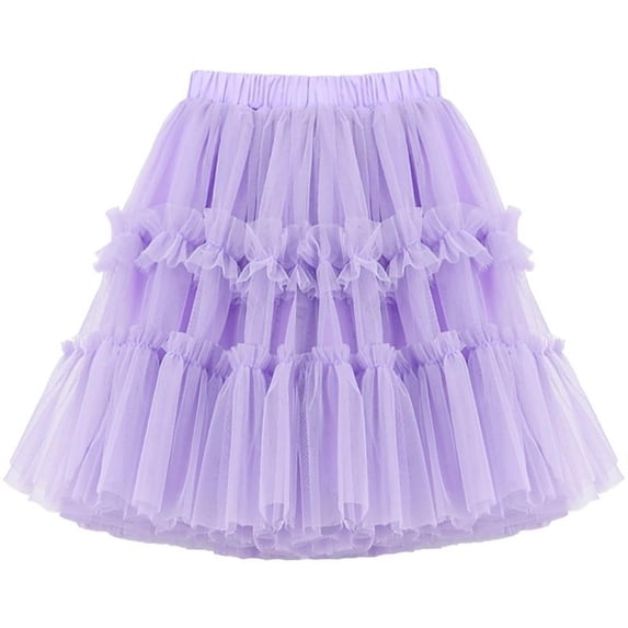 Bovxnpu Girls Skirt Toddler Girls Tutus Skirt Dance Skirts Girls Dance Outfit Summer Outfits