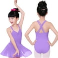 thumbnail image 1 of Bovxnpu Gymnastics Leotards for Girls, Toddler Girls Dance Outfits Camisole Style Dance Leotards Dress with Soft Fabric 11-12 Years, 1 of 5