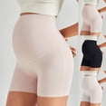 thumbnail image 1 of Bovxnpu Marternity Shorts for Women Maternity High Waist Belly Support Base Layer Yoga Workout Shorts, 1 of 7