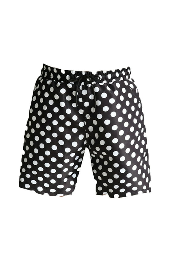 Men's Swim Trunks Men's Polka Print Boxers Beach Trunks Modest Swimming Swimwear (Men's or Men's Big & Tall)