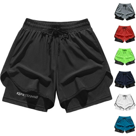 Bovxnpu Mens Cargo Shorts Golf Gym Shorts Workout Shorts, Men's Pocket Drawstring Casual Youth Versatile Sports Oversized Pants