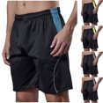 thumbnail image 1 of Bovxnpu Mens Casual Shorts Summer Beach Shorts Sports Shorts, Men's Polyester Sports And Leisure Patchwork Color Shorts Outdoor Multifunctional Running Shorts, 1 of 4