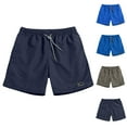 thumbnail image 1 of Bovxnpu Mens Casual Shorts Summer Beach Shorts Sports Shorts, Men's Summer Plus Size Thin Fast-drying Beach Trousers Casual Sports Short Pants, 1 of 6