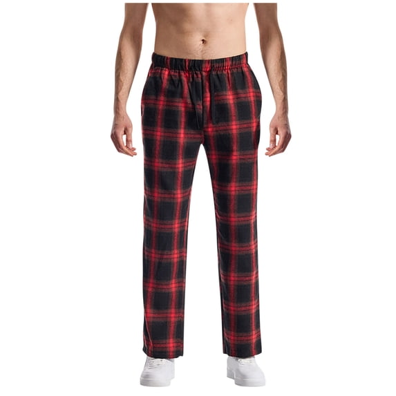 Bovxnpu Mens Plus Size Pants Men's Pants Straight Leg Trousers with Classic for Casual Everyday Wear and Versatile Outs